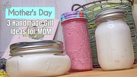 3-Handmade-Gift-Ideas-How-to-make-DIY-SUGAR-SCRUB-LOTION-BUTTER-Mothers-Day-Gift-Basket