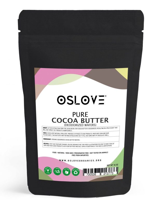 Deodorized cocoa butter
