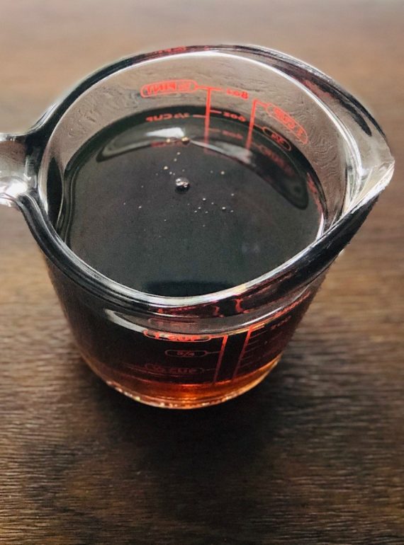 Black castor oil