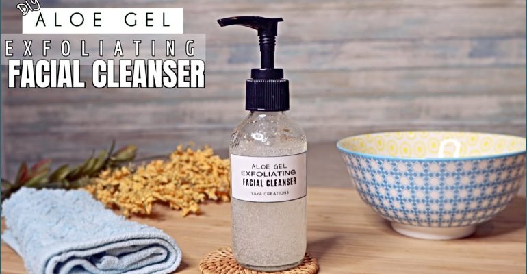 DIY-ALOE-GEL-Exfoliating-Facial-Cleanser-with-Jojoba-Beads-ft.-Oslove-Organics